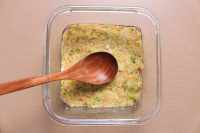 西蘭花玉米雞肉糕的做法步驟7