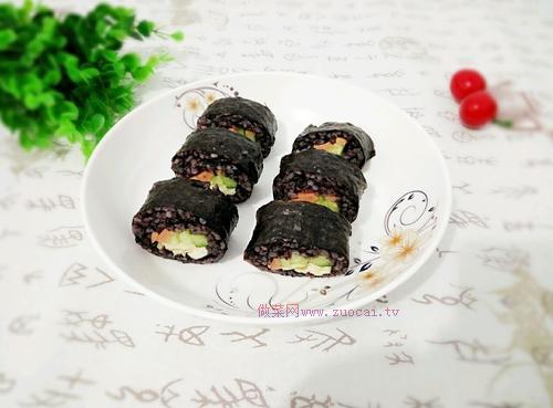 黑米壽司的做法