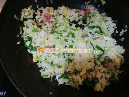 油菜百財(cái)炒飯的做法