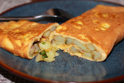 法式土豆煎蛋卷的做法，煎蛋卷怎么做松軟好吃