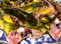 凍豆腐燒黃骨魚的做法步驟2