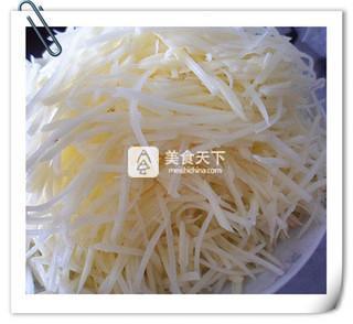干煸土豆里脊絲的做法步驟：3