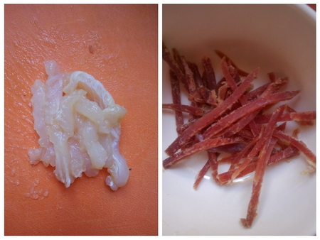 魚(yú)肉釀橙子的做法步驟5-6