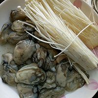 蠔肉金針菇 #方太蒸愛(ài)行動(dòng)#的做法圖解1