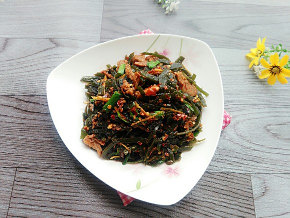 海帶絲炒肉
