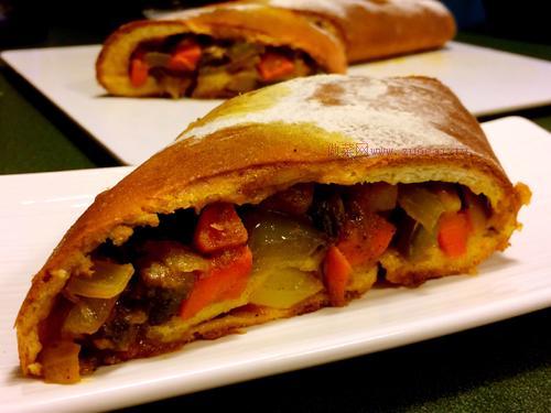 斯特龍博利素食面包卷的做法