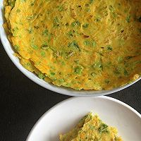 胡蘿卜青菜雞蛋餅的做法圖解9