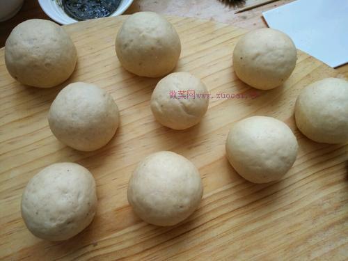 全麥小面包（豆沙餡）的做法