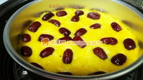 南瓜紅棗發(fā)糕的做法