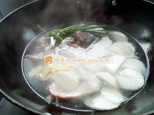 黑魚白蘿卜湯的做法