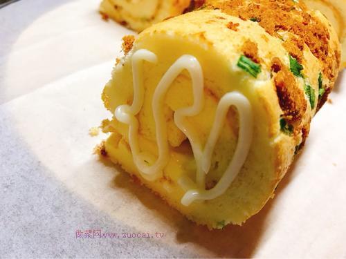 香蔥肉松蛋糕卷的做法