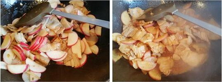 白蘿卜炒五花肉的做法步驟7-8