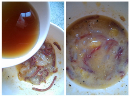 魚(yú)肉釀橙子的做法步驟9-10