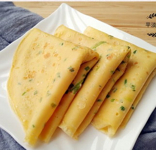 蔥香牛奶雞蛋餅的家常做法