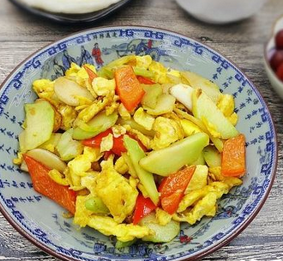 雞蛋炒西蘭花梗的家常做法