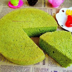 菠菜汁戚風(fēng)蛋糕的做法