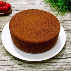 六寸可可戚風(fēng)蛋糕的做法