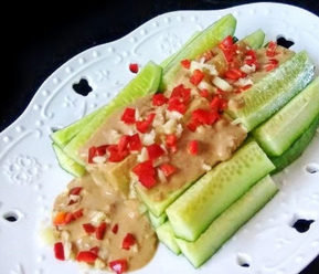 快手小菜芝麻醬拌黃瓜 芝麻醬拌黃瓜怎么做更美味