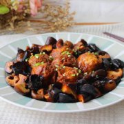 香菇燒油面筋的做法