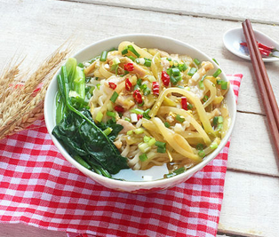 榨菜肉絲湯面的家常做法