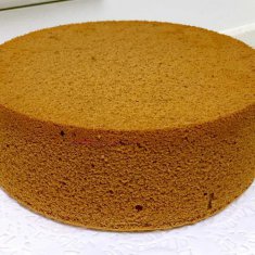 巧克力戚風(fēng)蛋糕8寸的做法