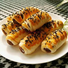 千層酥皮豆沙卷的做法