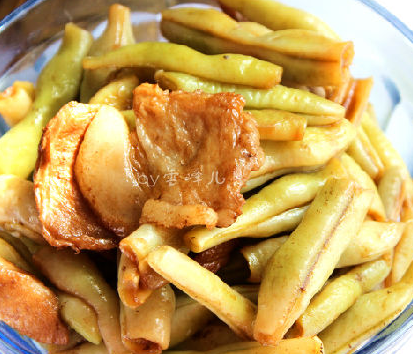 蕓豆炒肉片的家常做法