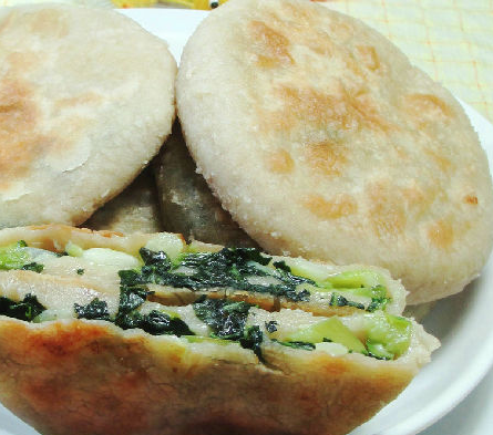 手捏菜餡餅的家常做法