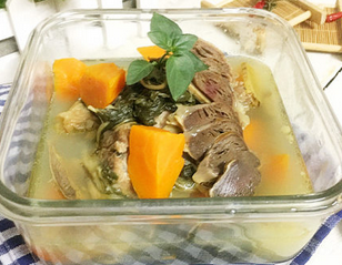 瑤柱陳腎煲菜干的家常做法