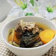 【菜干豬骨湯】菜干豬骨湯的做法_菜干豬骨湯的功效