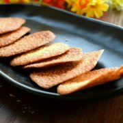 無油版的芝麻薄脆的做法