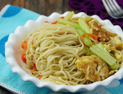 胡蘿卜雞蛋面的家常做法