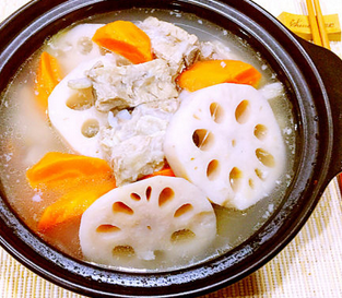 排骨蓮藕胡蘿卜湯的家常做法