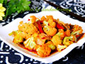 干煸有機(jī)菜花的做法