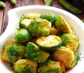 金沙小甘藍的家常做法