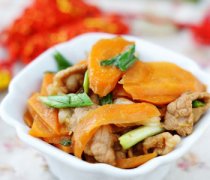 【胡蘿卜炒肉】胡蘿卜炒肉的做法_胡蘿卜炒肉絲