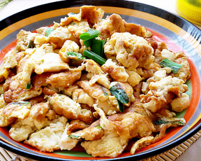 蔥香黃金豆腐的家常做法