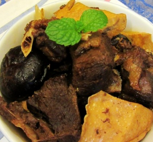 香菇豆干燒野鴨的家常做法
