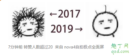 2017-2019什么梗 為什么朋友圈都在發(fā)2017到2019的對比照4