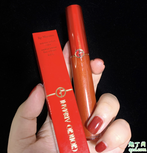 阿瑪尼2019圣誕限定405G好看嗎 阿瑪尼紅管405g試色7