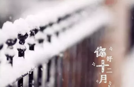 12月你好早安圖片說說2019 十二月早上好的文字圖片說說1