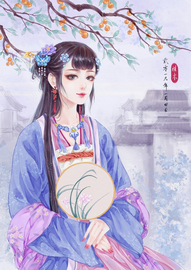 弱柳扶風，超經(jīng)典的美女古風圖片