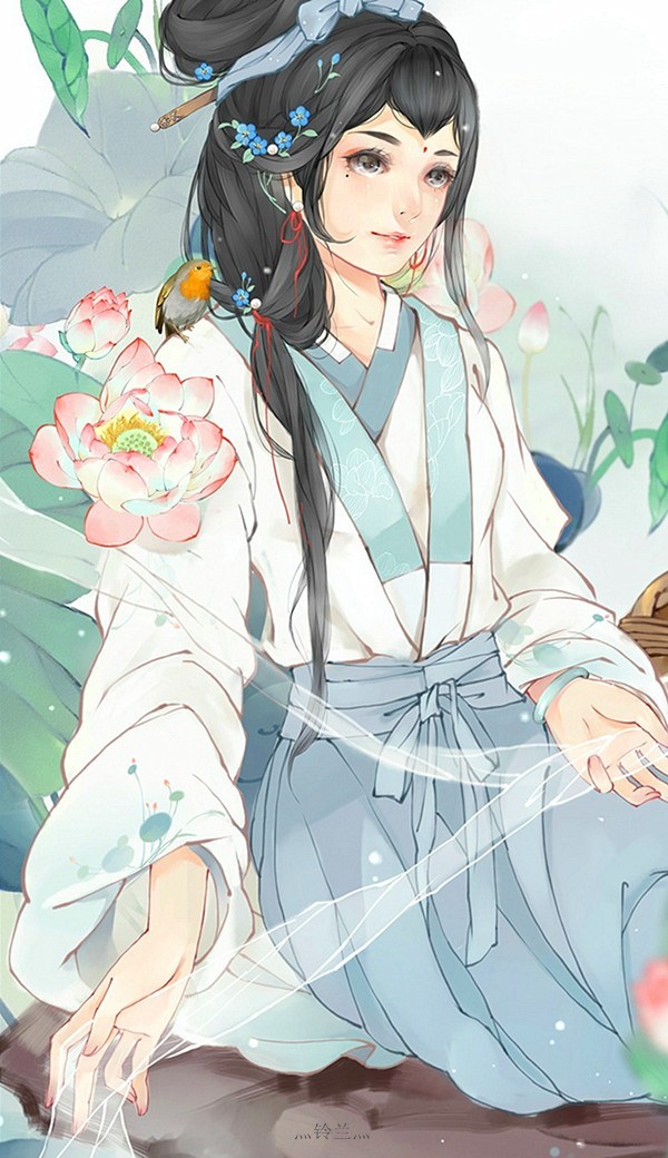 弱柳扶風，超經(jīng)典的美女古風圖片