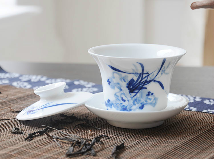 手繪青花瓷茶具