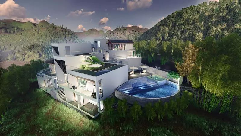 梧桐小筑，一幅靜靜舒展的水墨畫卷