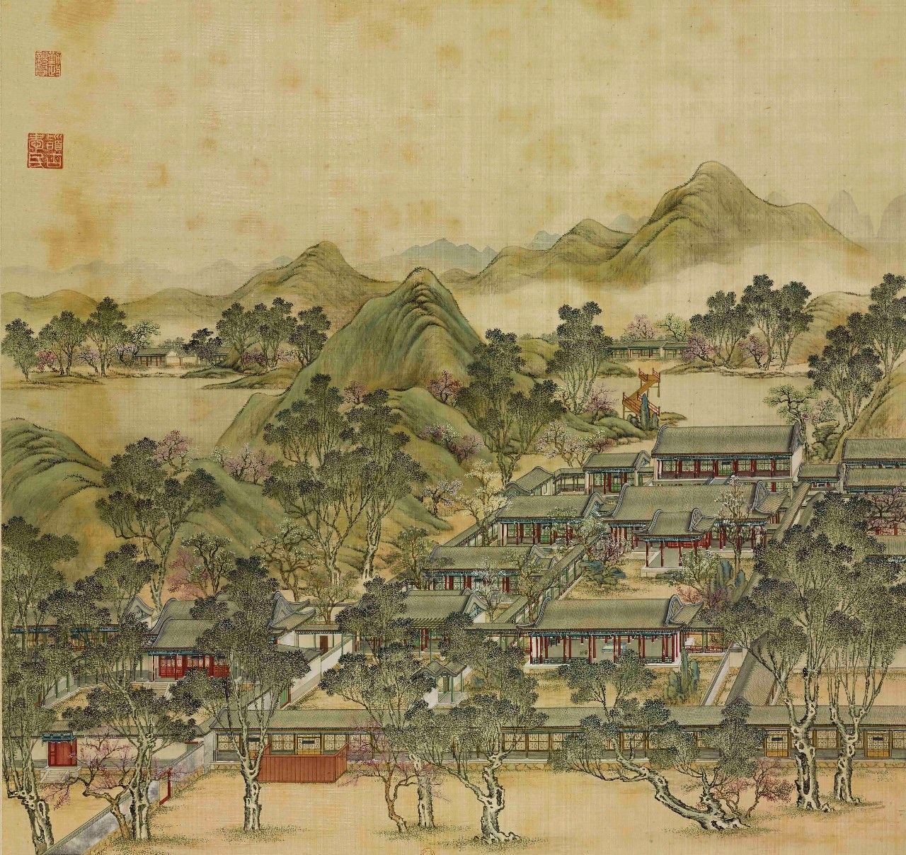 國畫：傾世絕美圓明園比你想像的更美《一》