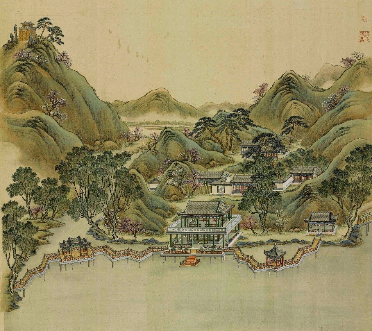 國畫:傾世絕美圓明園比你想像的更美《一》