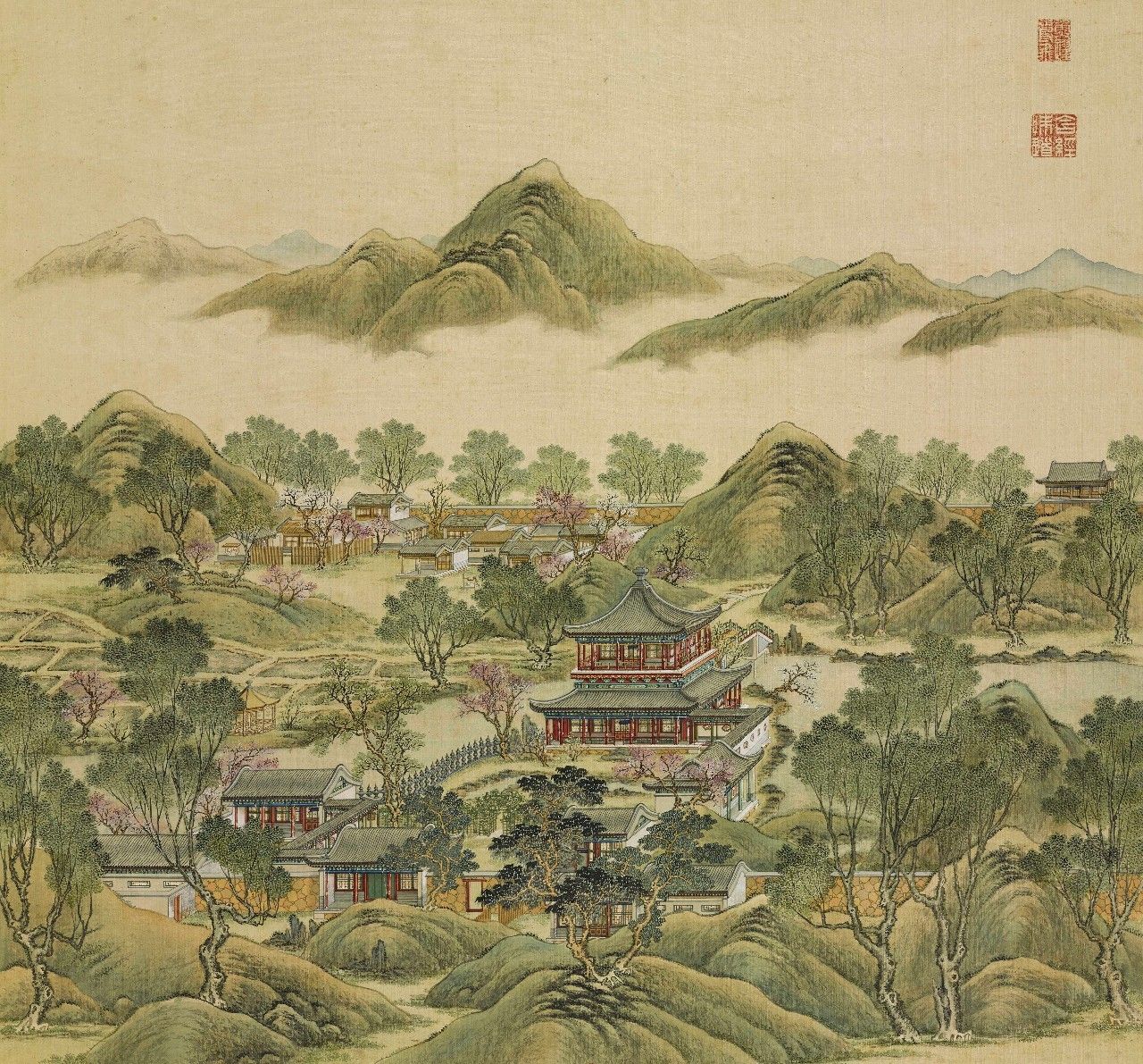 國畫：傾世絕美圓明園比你想像的更美《二》