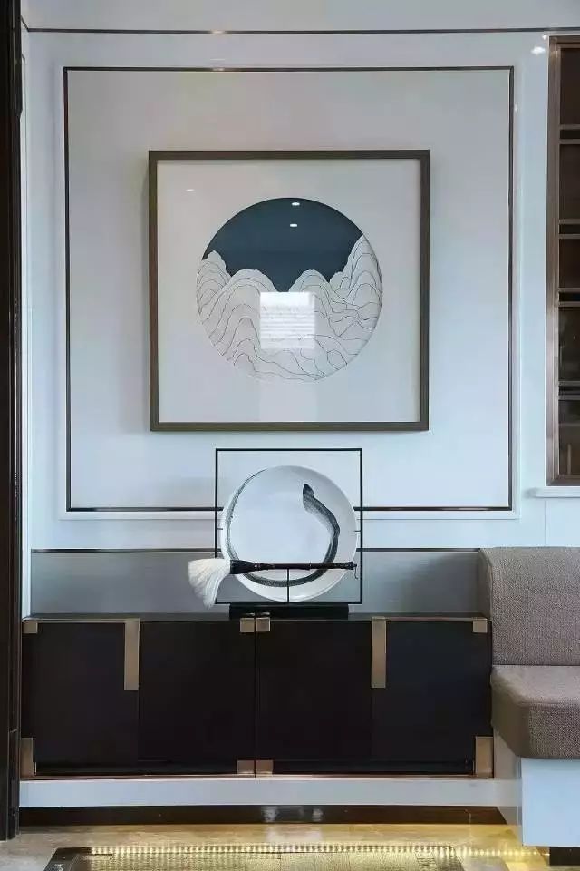 新中式玄關(guān)，推開門就讓人驚艷到心!