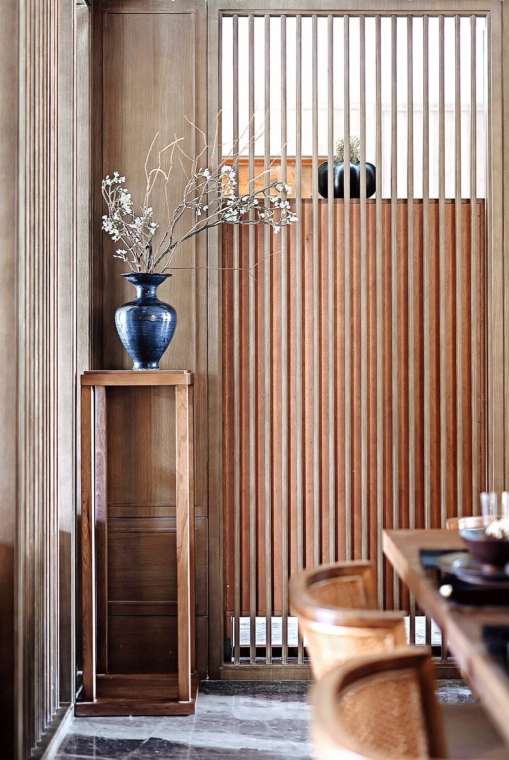 新中式玄關，推開門就讓人驚艷到心!